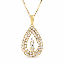 Naiste kaelakee DiamondSky „Atlantis“ Swarovski kristallidega
