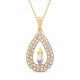 Pendant “Atlantis” (Aurora Borealis) dazzling with Crystals by Swarovski®