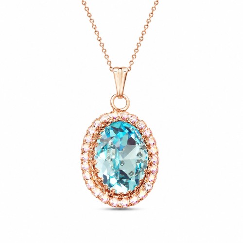 Pendant “Solar Illusion (Aqua Bohemica)” created