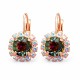 Серьги «Великолепие II (Vitrail Medium)» с кристаллами Swarovski®