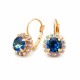 Kõrvarõngad „Glory II (Bermuda Blue)“ Swarovski® kristallidega