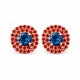 Kõrvarõngad „Andrea (Bermuda Blue)“ Swarovski® kristallidega