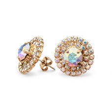 Naiste kõrvarõngad Diamond Sky „Andrea (Aurora Borealis)“ koos Swarovski kristallidega