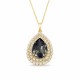 Jewelry Set “Jasmine (Silver Night)” created with Crystals by Swarovski®