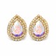 Kõrvarõngad „Jasmine (Aurora Borealis)“ Swarovski® kristallidega