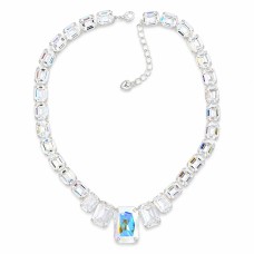 Pulmakaelakee „Modern (Aurora Borealis)“ Swarovski® kristallidega