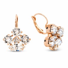 Earrings “Morion” dazzling with Crystals by Swarovski®