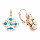 Earrings “Morion (Aurora Borealis)” created with Crystals by Swarovski®