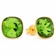 925 Sterling Silver Earrings “Glare (Fern Green)” created with Crystals by Swarovski®