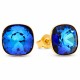 925 Sterling Silver Earrings “Glare (Bermuda Blue)” created with Crystals by Swarovski®