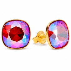 Naiste kõrvarõngad Diamond Sky „Glare (Light Siam Shimmer)“ koos Swarovski kristallidega