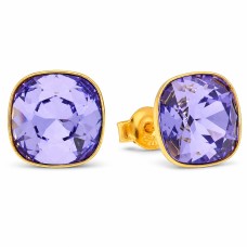 Naiste kõrvarõngad Diamond Sky „Glare (Tanzanite)“ koos Swarovski kristallidega