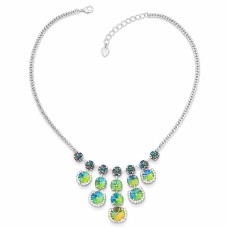 Pulmakaelakee „Vortex III (Vitrail Medium)“ Swarovski® kristallidega