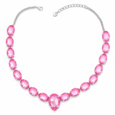 Pulmakaelakee „Color Season (Lotus Pink DeLite)“ Swarovski® kristallidega