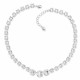 Necklace “Glare” dazzling with Crystals by Swarovski®