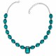 Naiste kaelakee Diamond Sky „Modern IV (Emerald)“ koos Swarovski kristallidega