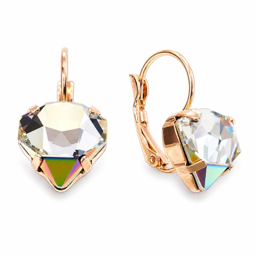 Kõrvarõngad „Lucia (VItrail Medium)“ Swarovski® kristallidega