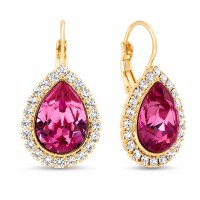 Kõrvarõngad „Celestial Drop (Rose)“ Swarovski® kristallidega