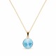 Кулон «Кларис II (Aquamarine)» с кристаллами Swarovski®