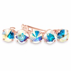 Заколка для волос «Ослепительный Блеск (Aurora Borealis)» с кристаллами Swarovski®