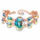 Käevõru naistele DiamondSky „Akrus (Aurora Borealis)“ Swarovski kristallidega