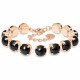 Bracelet “Eden” (Jet) dazzling with Crystals by Swarovski®