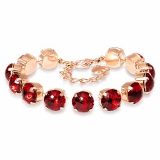 Käevõru naistele DiamondSky „Eden (Scarlet)“ Swarovski kristallidega