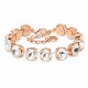 Käevõru naistele DiamondSky „Eeden (messing)“ Swarovski kristallidega