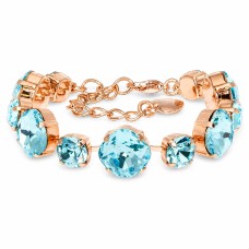 Bracelet “Glare” (Aqua Bohemica) with Preciosa® crystals