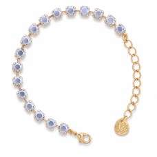 Käevõru naistele DiamondSky „Classic III (Light Chrome)“ Swarovski kristallidega