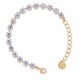 Браслет "Классика III (Light Chrome)" с кристаллами Swarovski®