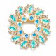 Pross naistele DiamondSky „Crystal Wreath (Aurora Borealis)“ Swarovski kristallidega