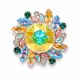 Pross naistele DiamondSky „Jupiter (Aurora Borealis)“ Swarovski kristallidega