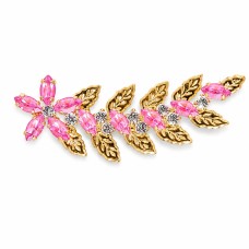 Pross naistele DiamondSky „Crystal Branch (Lotus Pink DeLite)“ Swarovski kristallidega