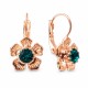 Earrings “Colorful Splendor (Emerald)” created with Crystals by Swarovski®