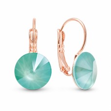 Earrings “Clarice II” (Mint Green) created with Crystals by Swarovski®