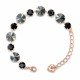 Браслет «Вортекс II (Jet Hematite)» с кристаллами Preciosa®