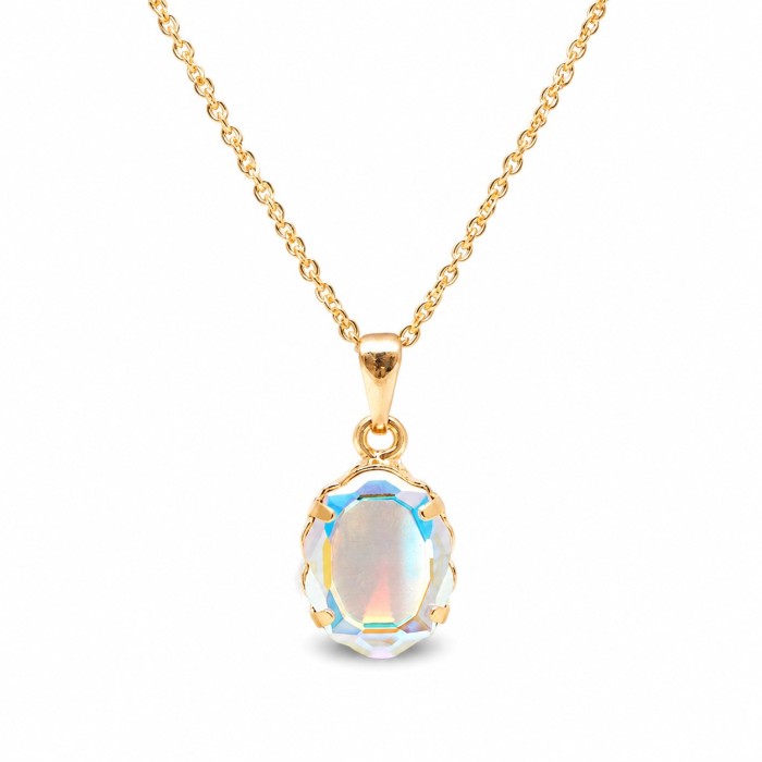 Комплект «Зеркало Барокко (Aurora Borealis)» с кристаллами Swarovski®