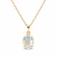 Комплект «Зеркало Барокко (Aurora Borealis)» с кристаллами Swarovski®