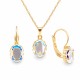 Комплект «Зеркало Барокко (Aurora Borealis)» с кристаллами Swarovski®