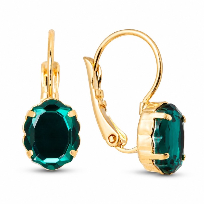 Комплект «Зеркало Барокко (Emerald)» с кристаллами Swarovski®