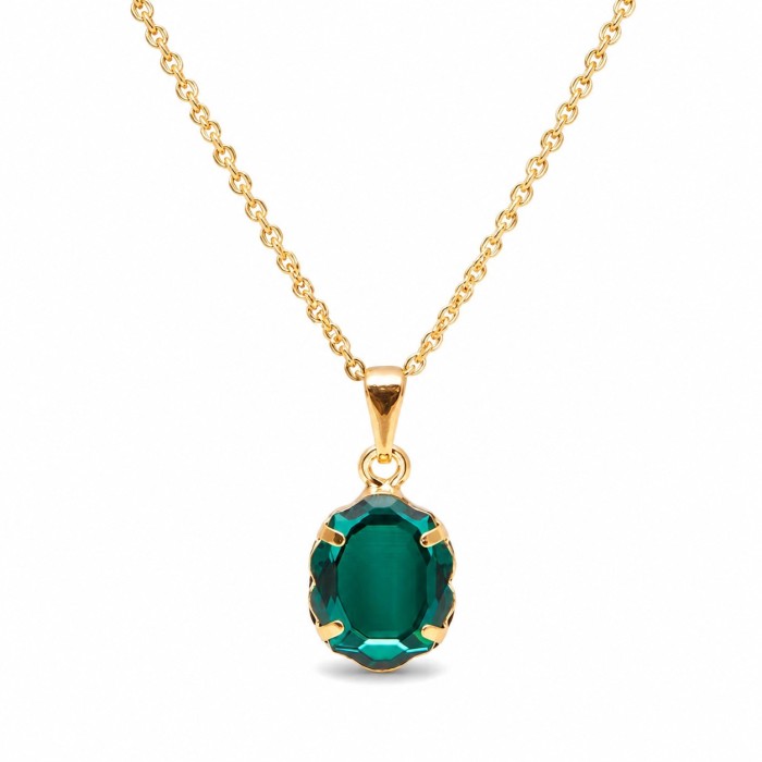 Комплект «Зеркало Барокко (Emerald)» с кристаллами Swarovski®