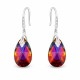 925 Sterling Silver Earrings “Baroque III (Volcano)” created with Crystals by Swarovski®