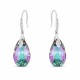 925 Sterling Silver Earrings “Baroque III (Vitrail Light)” created with Crystals by Swarovski®