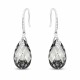 Naiste kõrvarõngad Diamond Sky „Baroque III (Light Chrome)“ koos Swarovski kristallidega