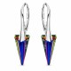925 Sterling Silver Earrings “Spike II (Volcano)” created with Crystals by Swarovski®