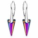 925 Sterling Silver Earrings “Spike II (Vitrail Medium)” created with Crystals by Swarovski®