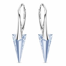Серебряные серьги 925 пробы «Шип II (Blue Shade)» с кристаллами Swarovski®