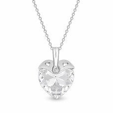 Naiste kaelakee DiamondSky „Cupid II“ Swarovski kristallidega