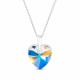 925 Sterling Silver Pendant “Cupid (Light Colorado Topaz Shimmer)” created with Crystals by Swarovski®